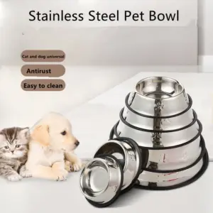tigela inox para cães e gatos