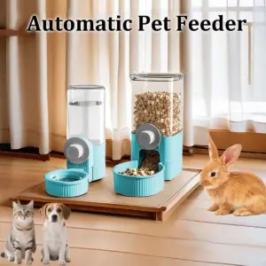 comedouro automático por gravidade para gatos