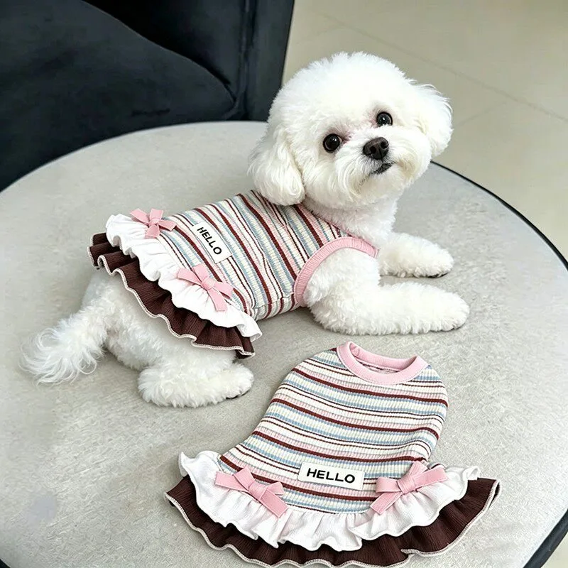 Vestido para Cães Pequenos de Fibra de Poliéster Respirável - Image 2