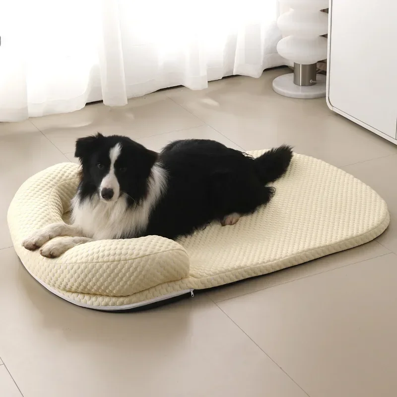 Cama para Cães e Gatos de Seda Gelada Lavável para o Verão - Imagem 2