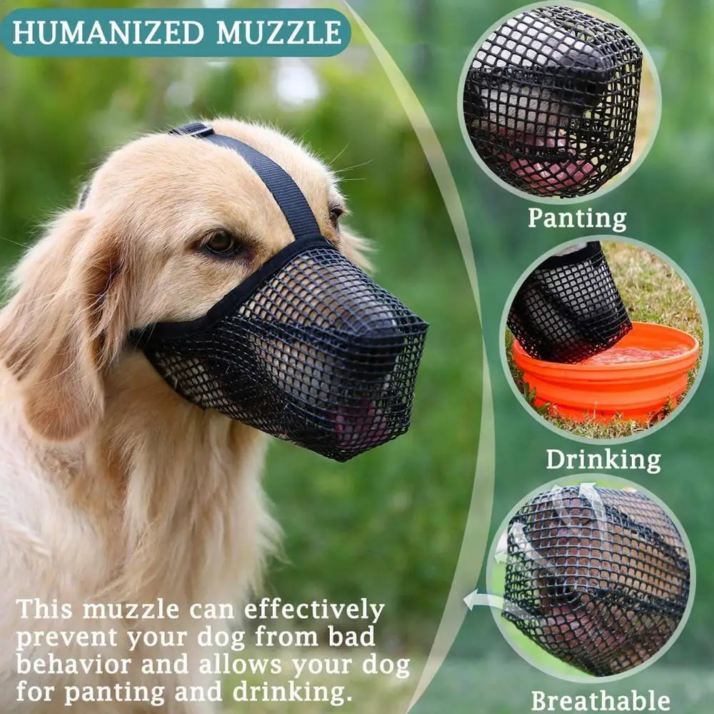 focinheira de malha para cães