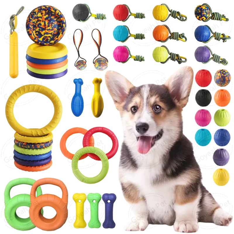 Bola de Brinquedo para Cães de EVA com Corda 7/9 cm Flutuante - Imagem 6