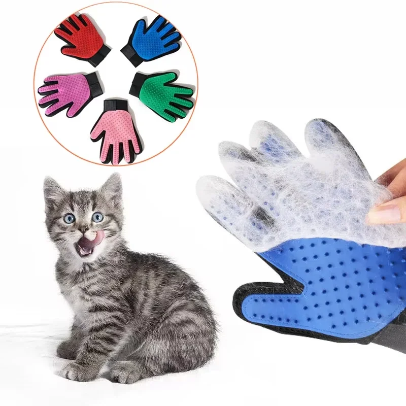 luva removedora de pelos para cães e gatos