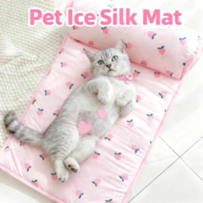 Tapete de Verão para Cães e Gatos de Seda Lavável - Image 2