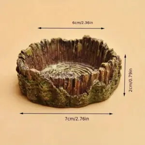 tigela de resina para répteis