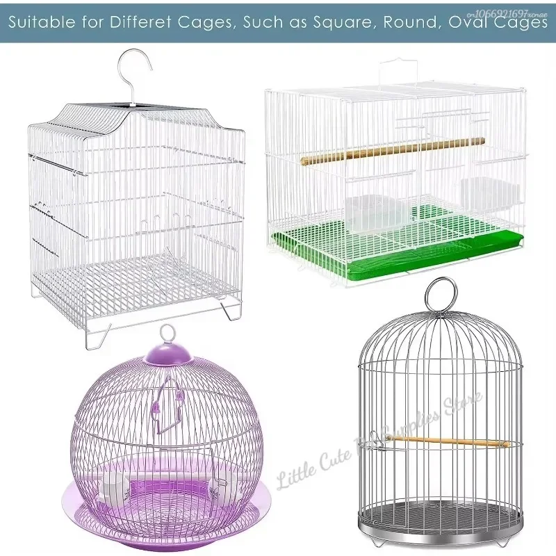 Capa de Malha para Gaiola de Pássaros com Elástico para Fácil Limpeza - Imagem 5