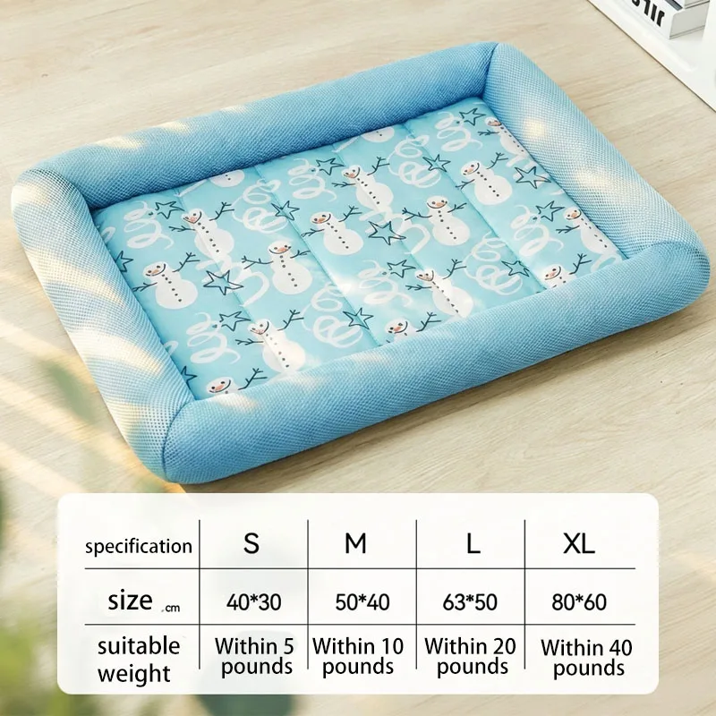 Cama Refrescante para Cães e Gatos de Malha 3D com Base Antiderrapante - Imagem 6