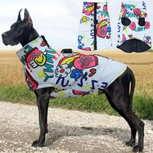 jaqueta impermeável para cães grandes
