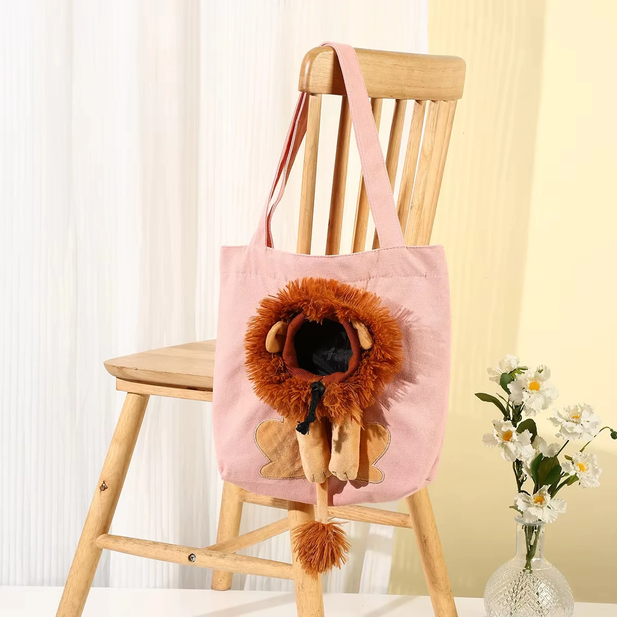 Bolsa de Transporte para Cães e Gatos com Zíperes de Segurança - Imagem 2