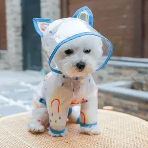 capa de chuva para cães à prova d'água