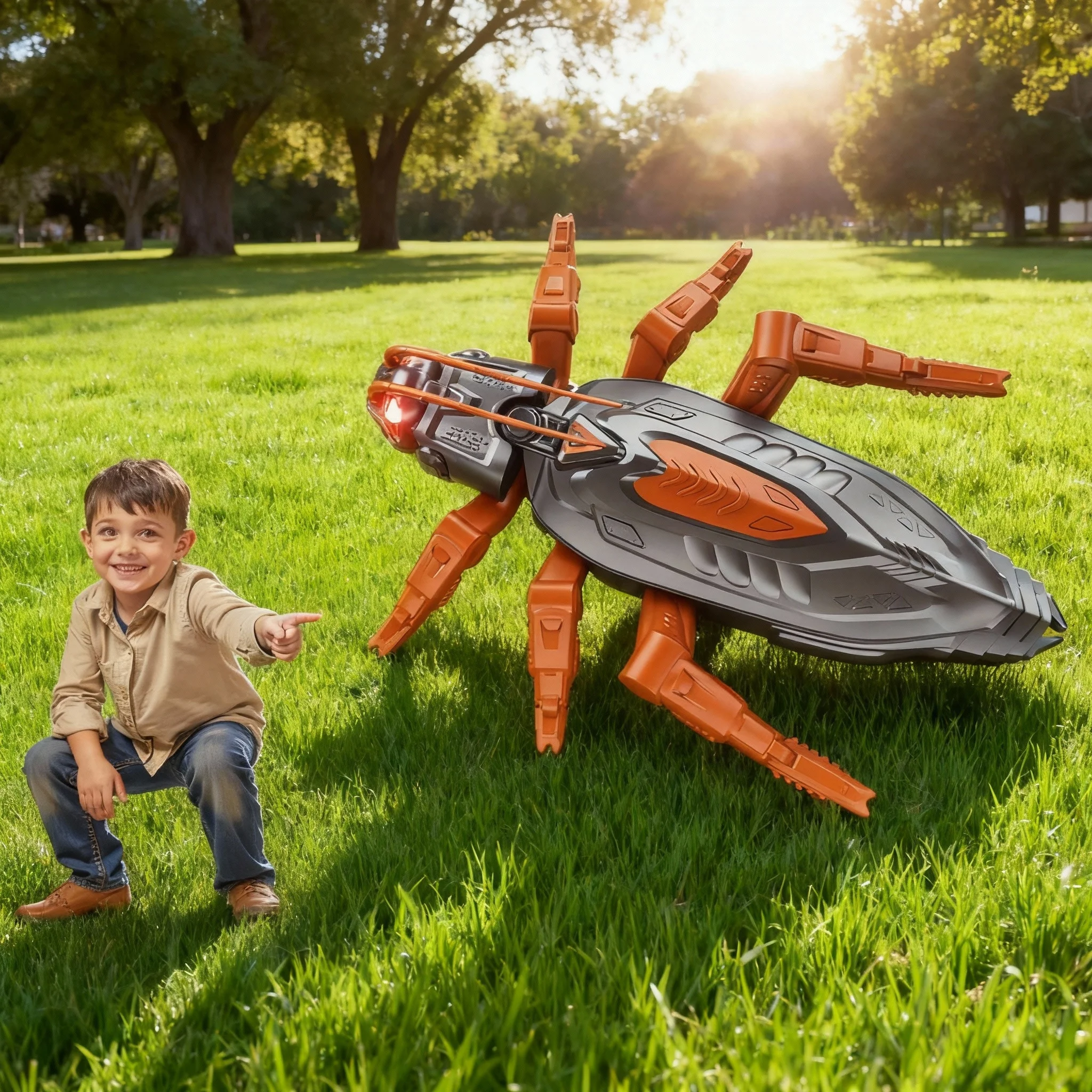 Brinquedo Robô Gecko para Crianças Recarregável com Controle Remoto - Imagem 6
