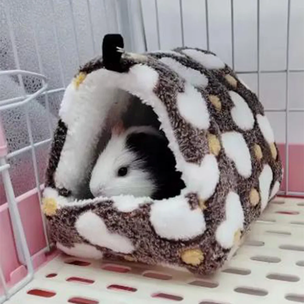 casa de hamster de flanela para gaiola