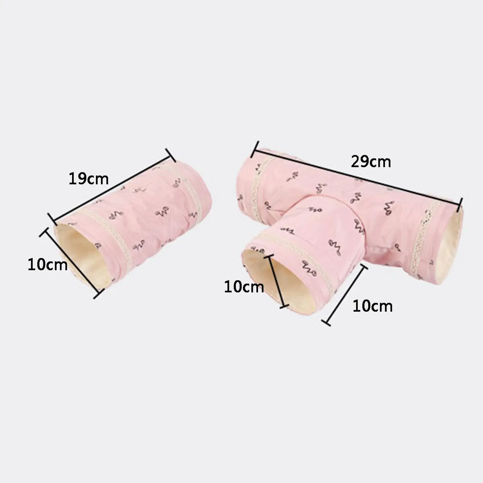 Túnel para Hamster e Cobaia de Algodão Dobrável - Imagem 6