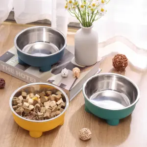 tigela de aço inoxidável para cães e gatos