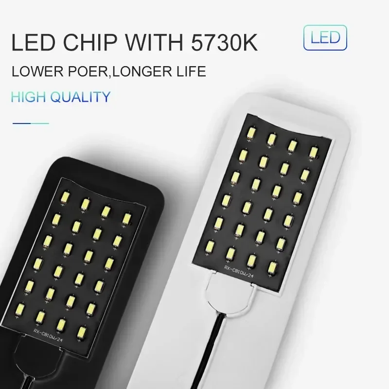 Luminária LED para Aquário Clip-on 5W/7W/10W com Luz Branca - Imagem 4