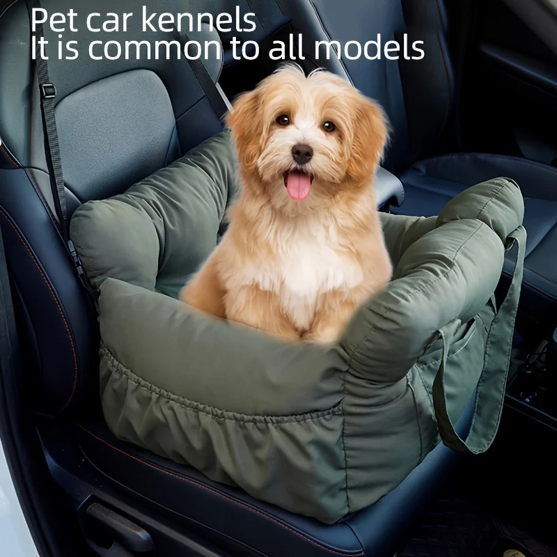 Assento de Carro para Cães com Cinto de Segurança Lavável - Imagem 6