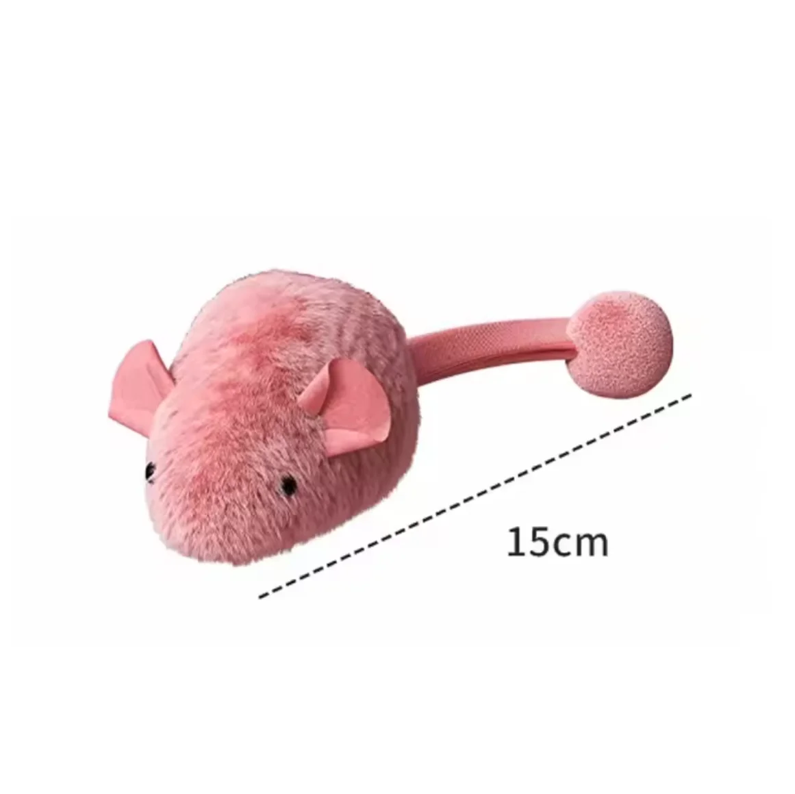 Brinquedo de Pelúcia Gato Rato Simulação Interativo para Gatinhos - Imagem 6
