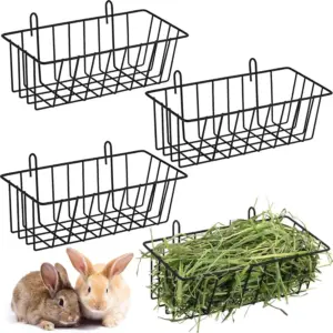 alimentador de feno para coelhos