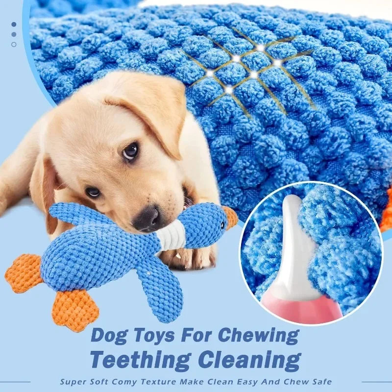 Brinquedo Ganso para Cães Dupla Cor Resistente à Mordida - Imagem 3