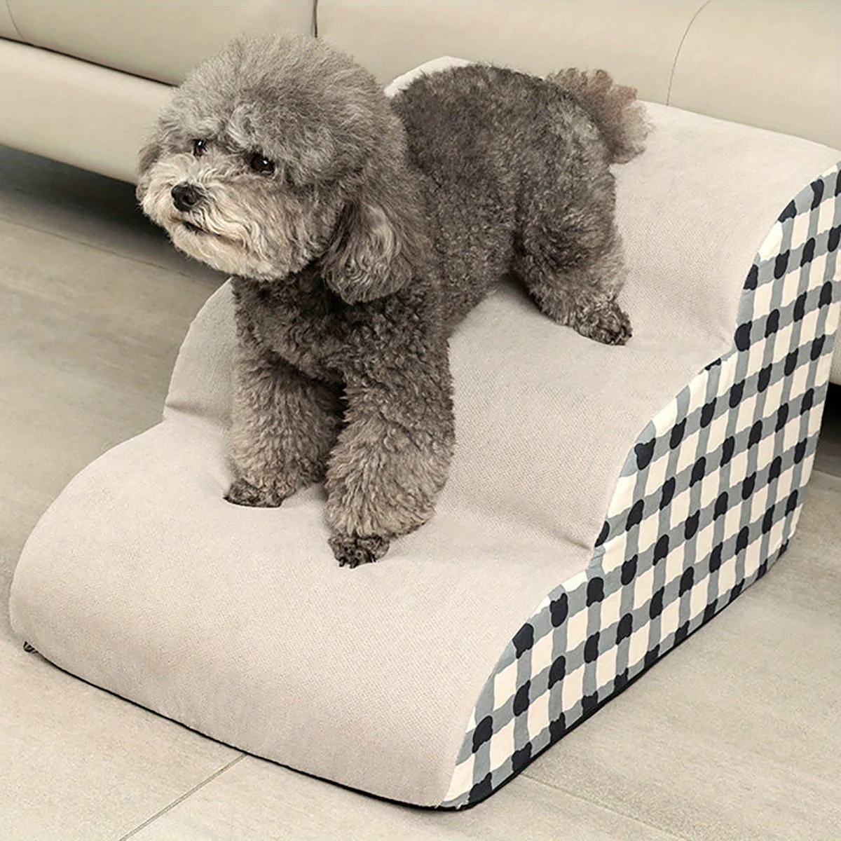 Escada para Pets de Espuma para Sofá e Cama Antiderrapante - Imagem 2