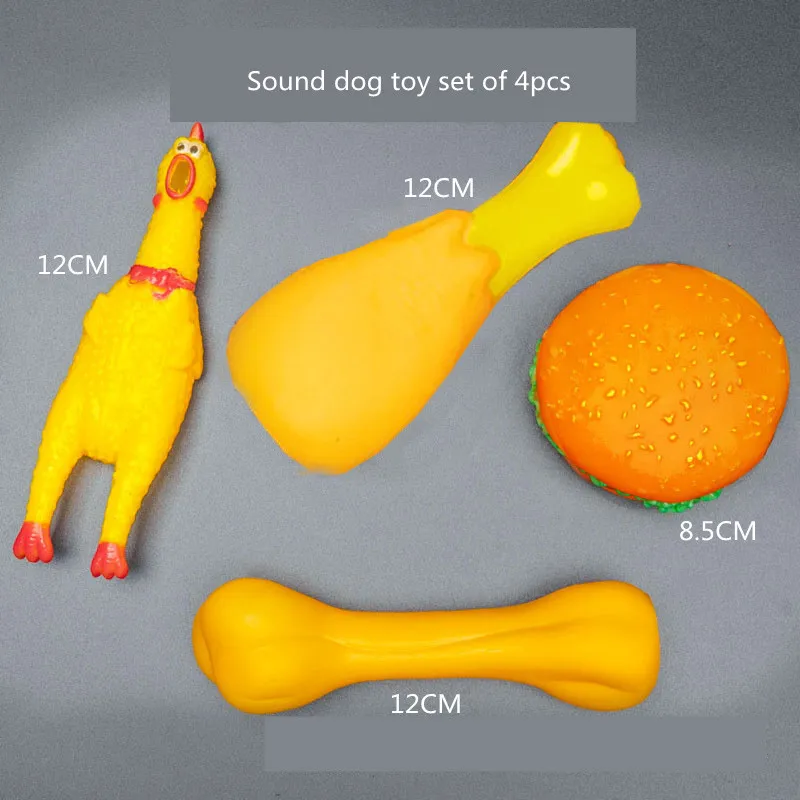 Kit Brinquedo para Cães com Bola, Osso e Corda para Morder - Imagem 4