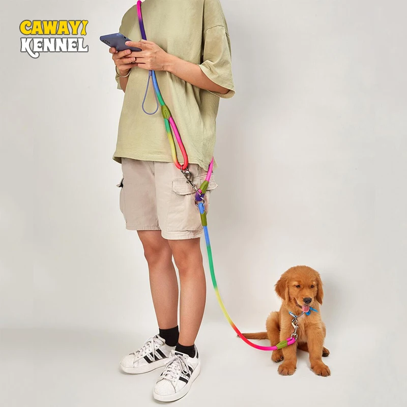 Cawayi Guia para Cães de Nylon Refletiva 230-235 cm para Passeio - Image 2