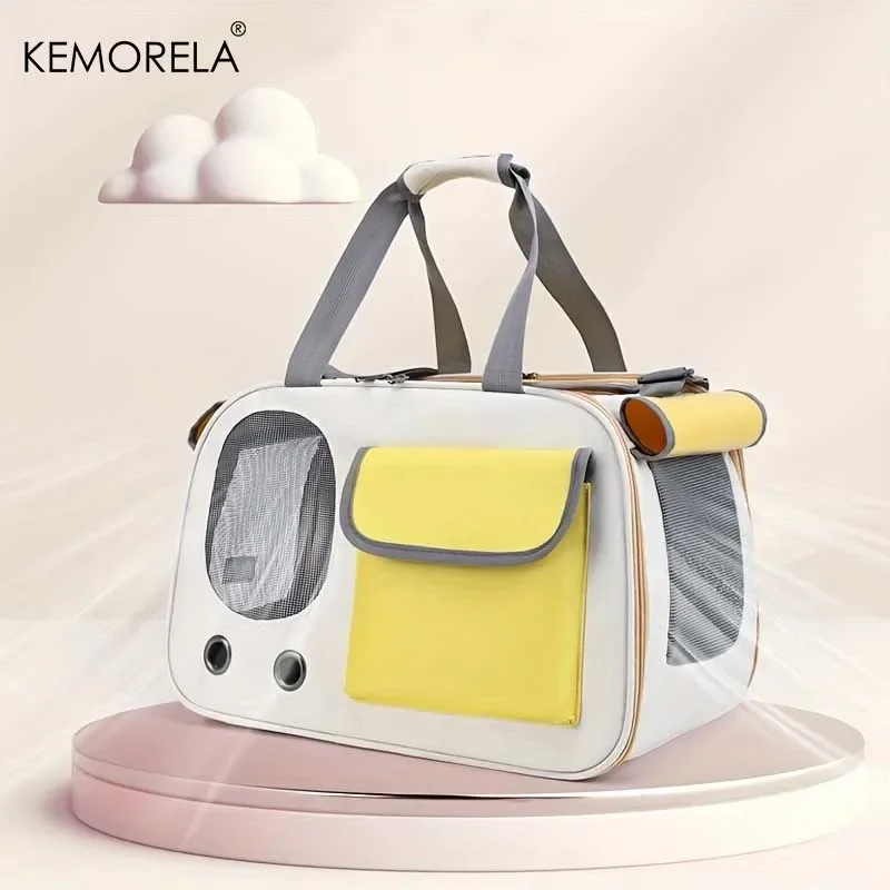 Bolsa de Transporte para Cães e Gatos Pequenos Portátil para Viagem - Imagem 5