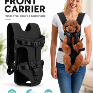 mochila frontal para cães