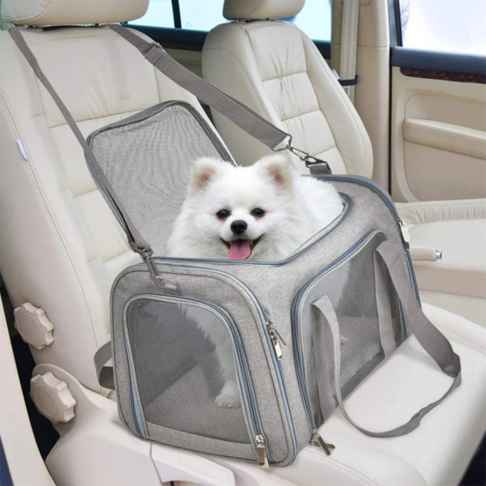 Bolsa Transporte Dobrável para Gatos e Cães Pequenos de até 6,8 kg - Imagem 4