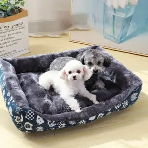 cama sofá de pelúcia para cães e gatos