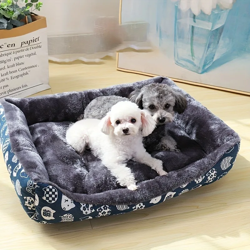 cama sofá de pelúcia para cães e gatos