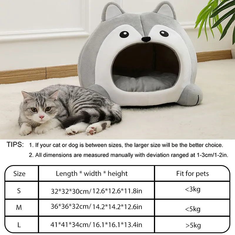 Cama Toca para Gatos e Cães Pequenos - Imagem 3
