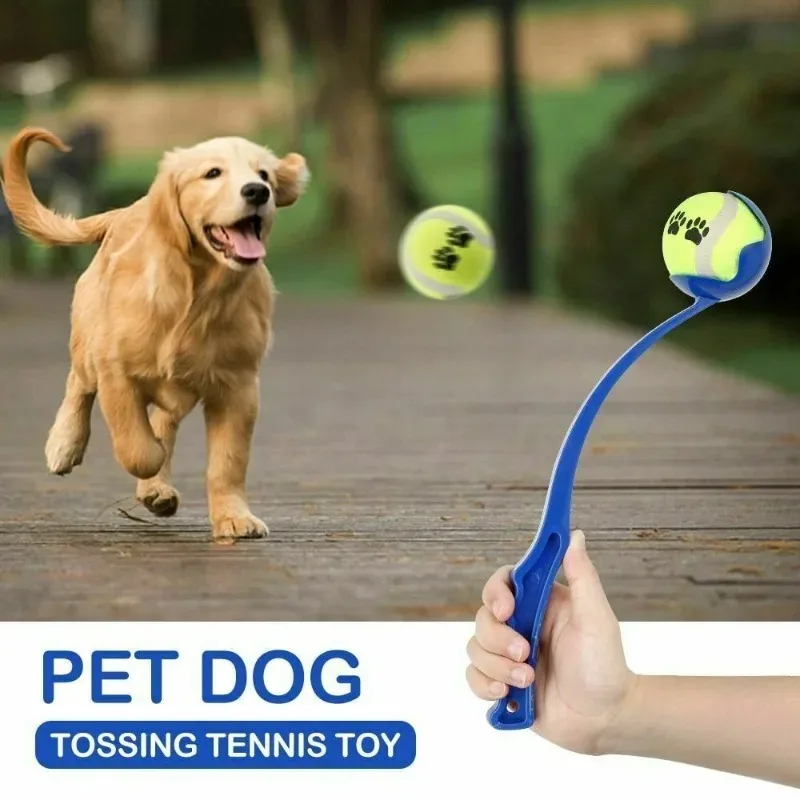 Lançador de Bolas para Cães 38 cm Leve com Cabo Ergonômico - Imagem 4
