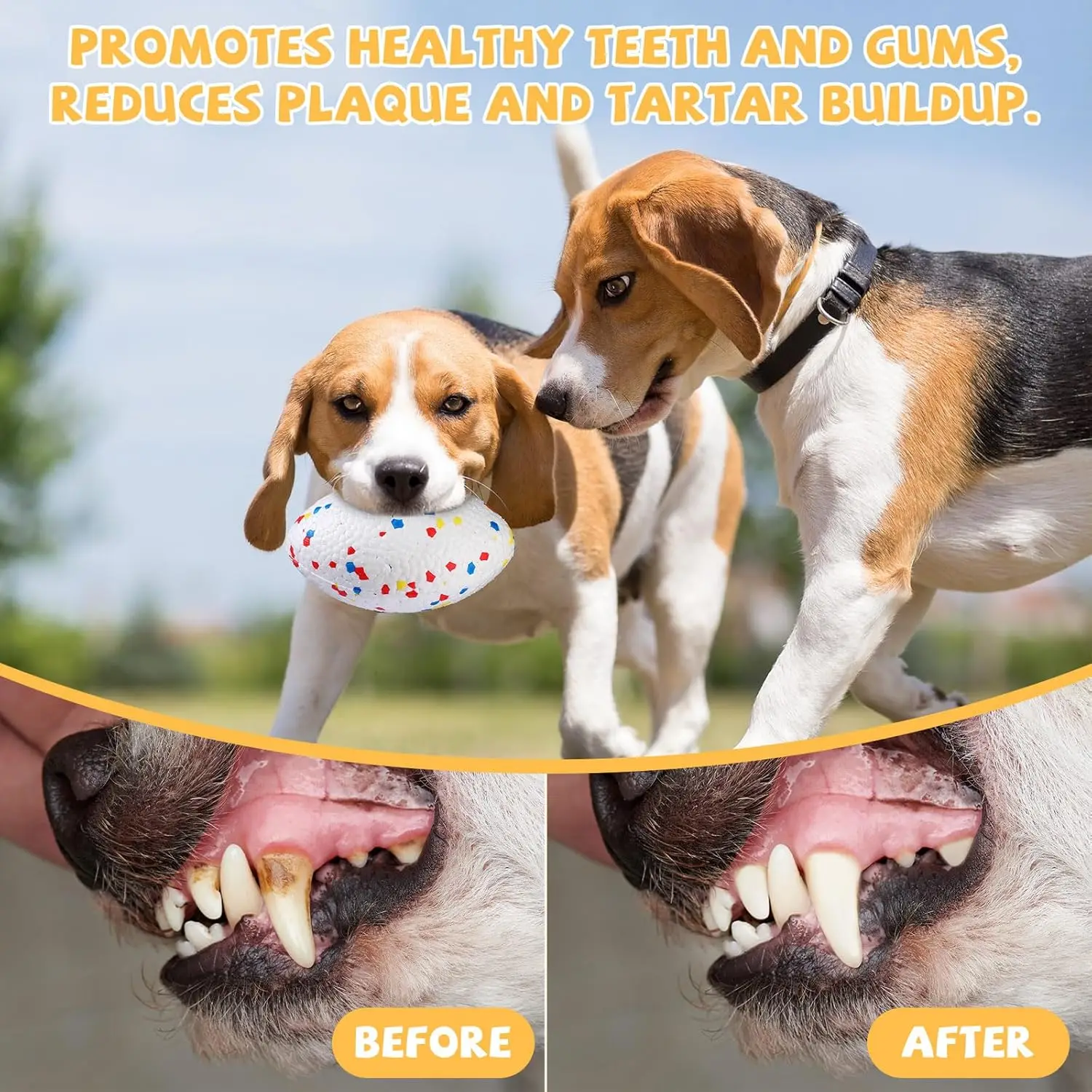Bola de Futebol para Cães de ETPU Flutuante para Brincadeiras na Água - Imagem 6