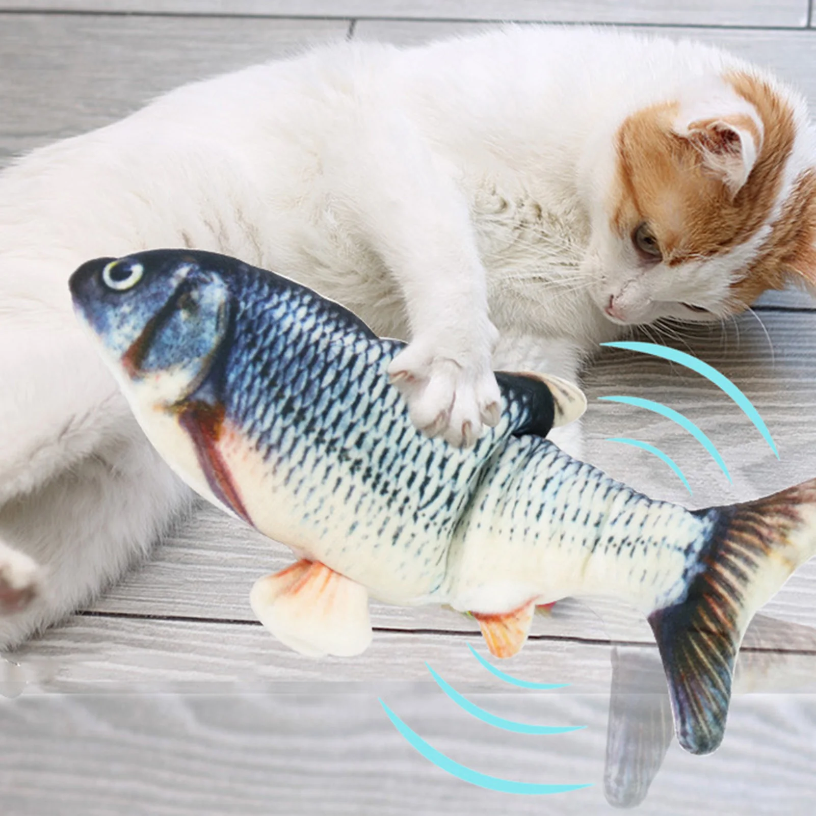 brinquedo de peixe elétrico para gatos