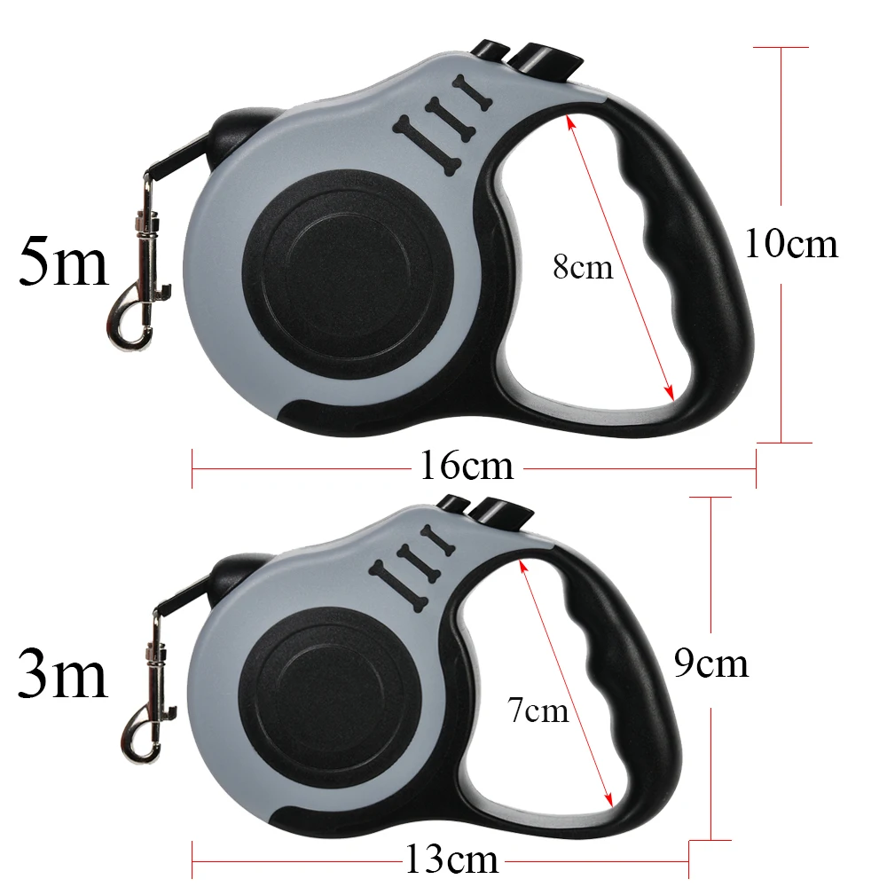 Guia Retrátil Automática para Cães e Gatos de Nylon 3m/5m - Image 6