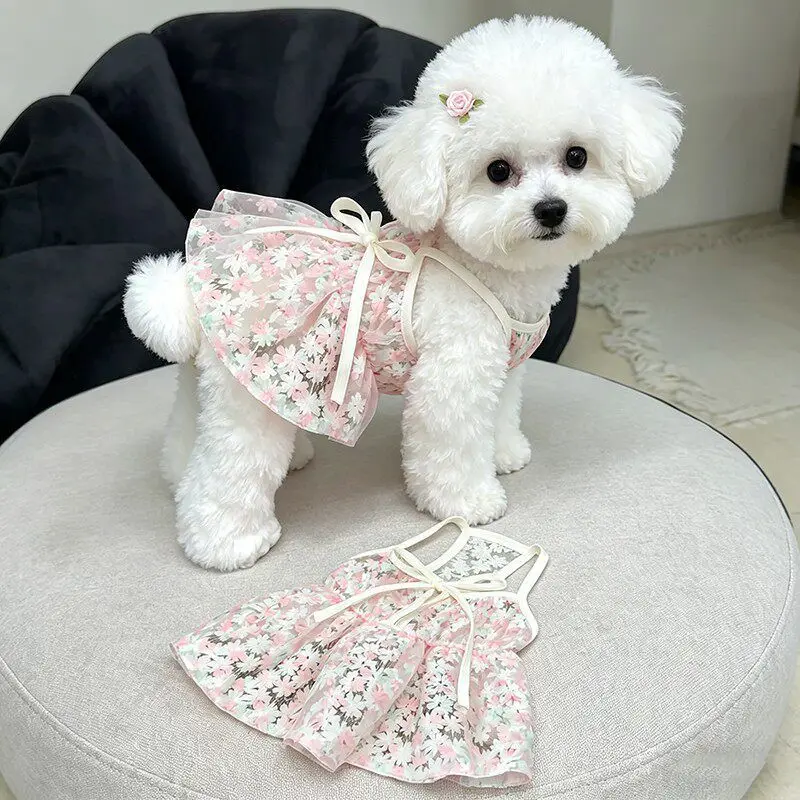 vestido para cães de fibra de poliéster