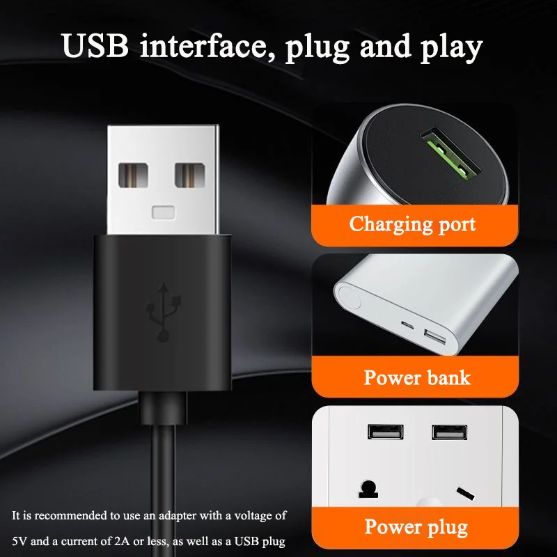 Mini Refletor COB LED para Aquário 3W USB Ajustável 360° - Imagem 4