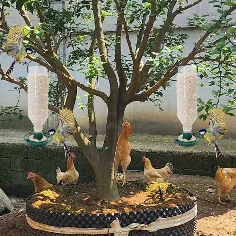 Alimentador de Pássaros para Jardim de Plástico 12,5 cm com Gancho - Imagem 6
