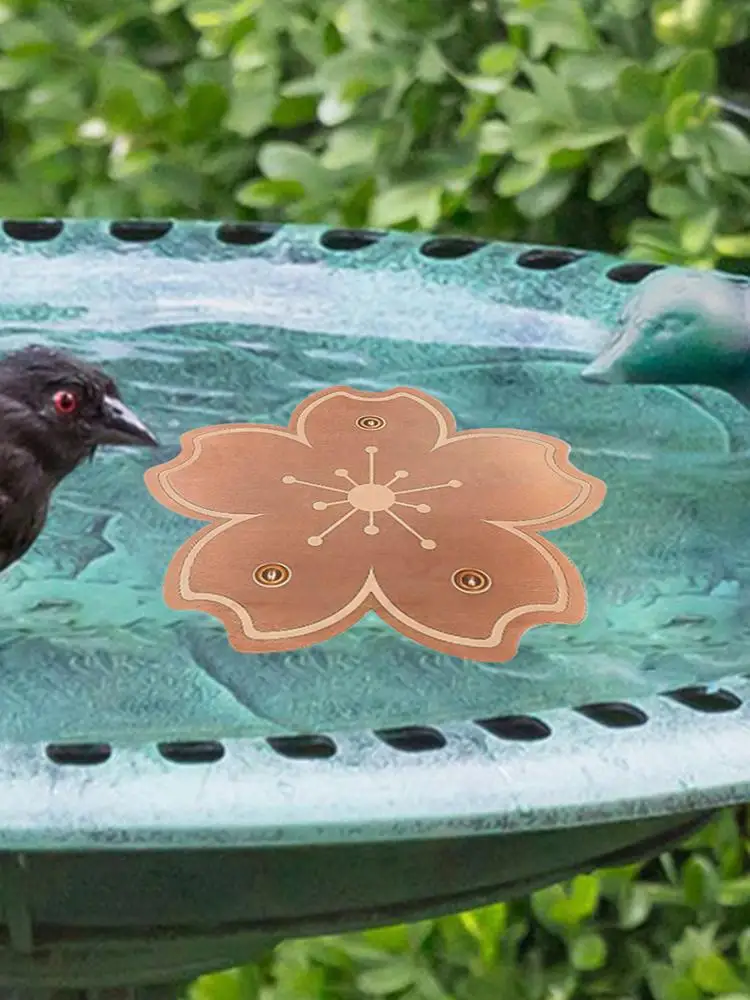 Bacia de Cobre para Banho de Pássaros com Suporte Resistente - Imagem 5