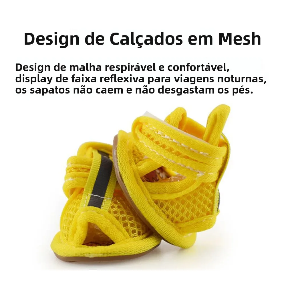 sapatos de verão para cães
