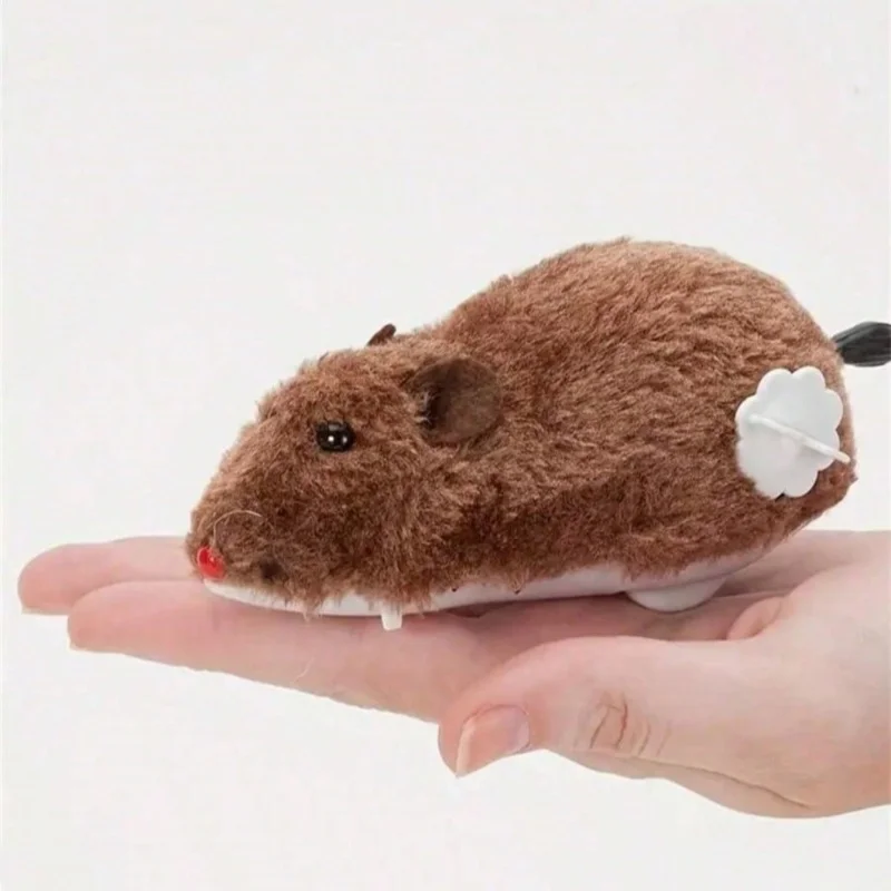 Brinquedo de Rato de Pelúcia para Gatos e Cães com Movimento Mecânico - Imagem 4