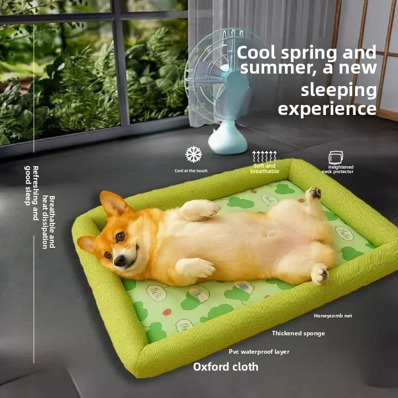 Cama Refrescante para Cães Pequenos e Médios com Tecido Gelado - Imagem 5