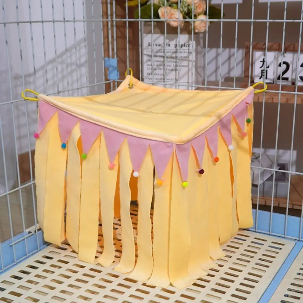 Tenda Esconderijo para Porquinho-da-Índia de Veludo com Borlas - Imagem 4