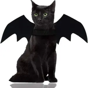 asa de morcego para gato de feltro