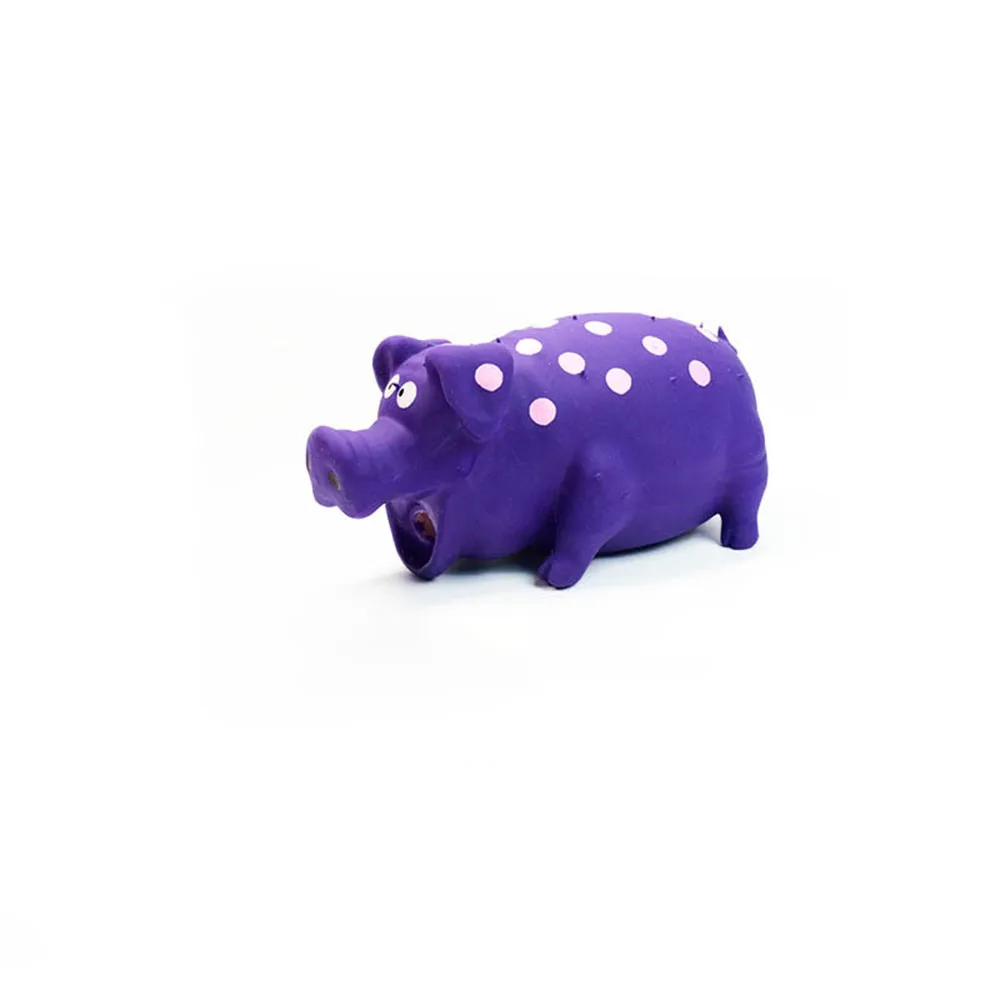 Brinquedo de Porco para Cães de Látex com Som para Mastigar - Imagem 5