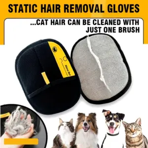 luva eletrostática para remover pelos de pets