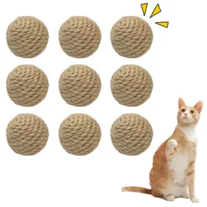 bola de sisal com som para gatos