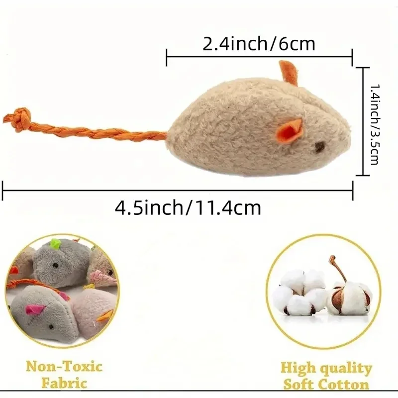Brinquedo de Catnip para Gatos, Linho Durável, 3 ou 7 Peças - Imagem 5