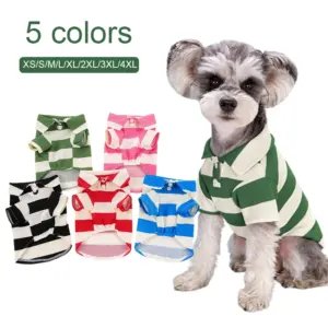 camisa polo para cães e gatos